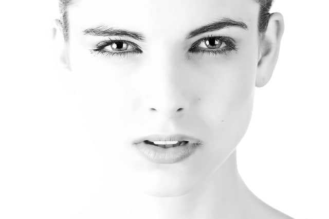 Beautiful woman's face